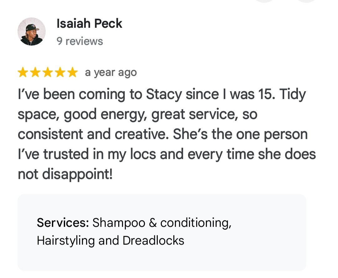 Google review screenshot
