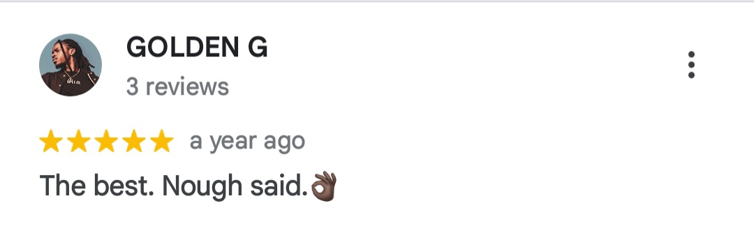 Google review screenshot
